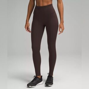 Wunder Train High Rise Tight Lululemon Size 8 25” Brown (Espresso?)